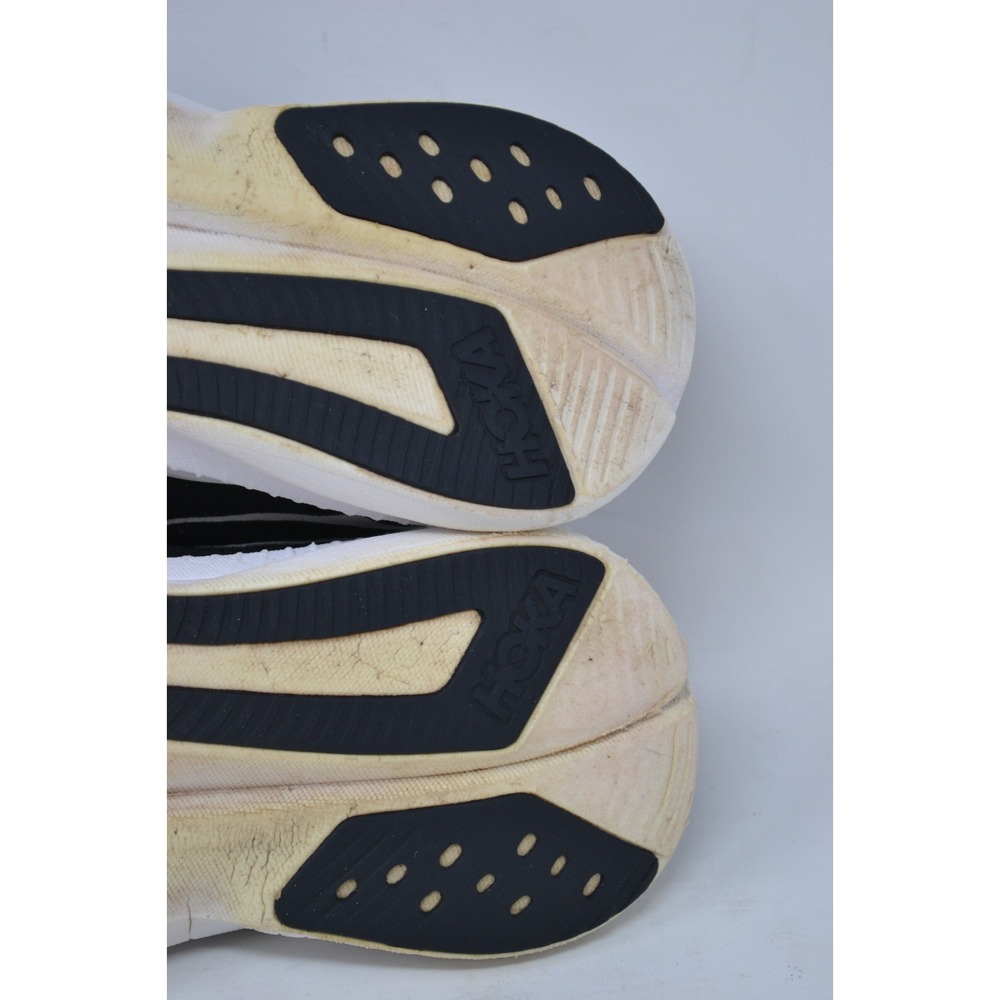 Hoka One One Mach 6 Womens Size 8 B Shoes Black Running Sneaker 1147810 BWHT Gym - Picture 13 of 14